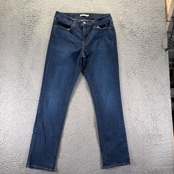 Levi's Denim - Levi's Jeans Women's 12 Blue Cotton Denim Straight Leg Classic Workwear Stretch